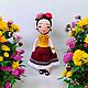 Вязаная кукла Фрида Frida.hand made. Мягкие игрушки. Harika_Zen. Ярмарка Мастеров.  Фото №10