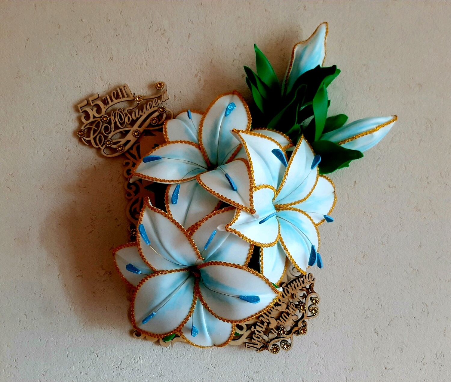 настенное панно лилии – купить онлайн на Ярмарке Мастеров – RHD08RU ...