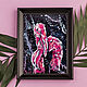 The Picture Flamingos. Painting with a bird - 50h40 cm, Pictures, Belgorod,  Фото №1