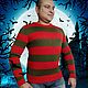Sweater Freddy Krueger, Mens sweaters, Novozybkov,  Фото №1