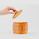 Wooden sugar bowl for sugar, honey, salt or spices KB63. Jars. ART OF SIBERIA. My Livemaster. Фото №4