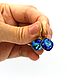 Earrings with Swarovski crystal Bermuda Blue. Earrings. Beaded jewelry. My Livemaster. Фото №4