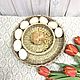 Easter Souvenirs: Dish: Wicker plate for cake and eggs. Easter souvenirs. Корзины в СПБ (Светлана). My Livemaster. Фото №4