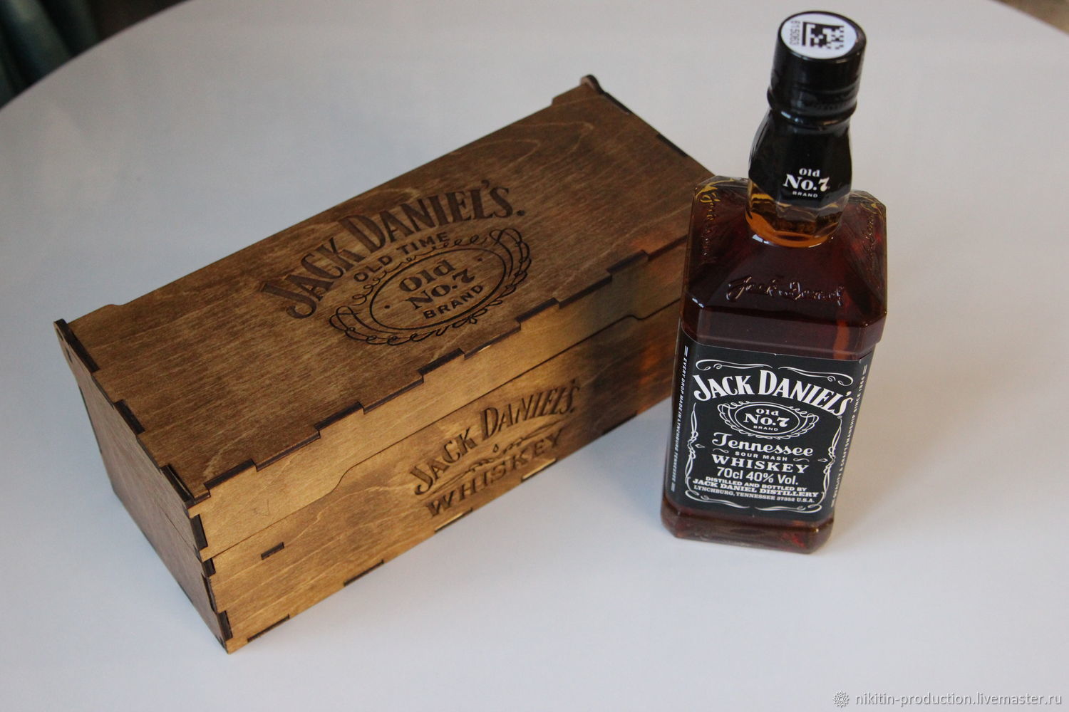 Макет коробки для Jack Daniels