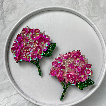 украшения из бисера с цветами