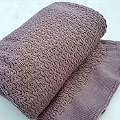 Натуральное вязаное полотенце