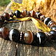 Agate and copper bracelet 'Coffee in autumn'. Bead bracelet. Beautiful gifts for the good people (Alura-lights). My Livemaster. Фото №5