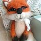 Interior toy "Fox", Stuffed Toys, Moscow,  Фото №1