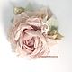 Order Brooch flower fabric chiffon rose ' Fading'. fioridellavita. Livemaster. . Brooches Фото №3