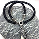 Choker, cord 'Wolves' braided leather 6 mm,. Chokers. Urbanstyle. Online shopping on My Livemaster.  Фото №2