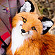 Red Fox. Author toy. Fox Red, Stuffed Toys, Vladivostok,  Фото №1