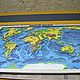  Карта мира с гравировкой стран и континентов, семислойная. Карты мира. Suvenirka43. Интернет-магазин Ярмарка Мастеров.  Фото №2
