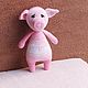 Pale pink pig-a symbol of 2019, Stuffed Toys, Gukovo,  Фото №1