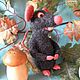 Крыс Реми из мультфильма "Рататуй" из шерсти. Войлочная игрушка. Наталья Мирная. Ярмарка Мастеров.  Фото №6