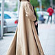 Заказать Бежевое, осеннее пальто из кашемира - CT0001CA. EUG FASHION. Ярмарка Мастеров. . Пальто Фото №3