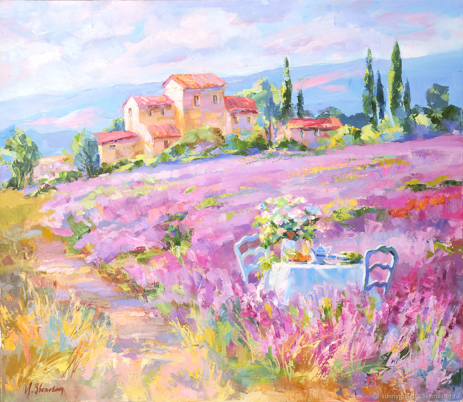 Лавандовые поля в Провансе картины импрессионистов