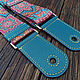 Strap for electric guitar under handmade straps made of slings and leather. Strap for guitar. CrazyLeatherGoods. My Livemaster. Фото №5