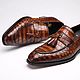 Order Men's shoes, loafers with tassels, crocodile leather. SHOES&BAGS. Livemaster. . Loafers Фото №3