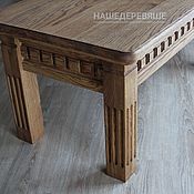 Мебель для сада. Деревянный стол. Мебель из массива