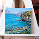 Картина Море залив скалы, Картины, Сочи,  Фото №1