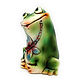 Order Ceramic figurine 'Frog with dragonfly'. aboka. Livemaster. . Figurines Фото №3