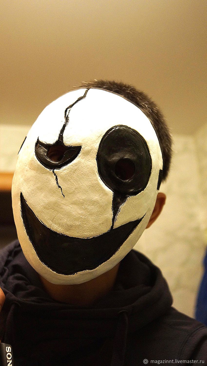 Gaster Mask Undertale video game cosplay Dead by Daylight mask – купить на  Ярмарке Мастеров – HJTERCOM | Character masks, Moscow