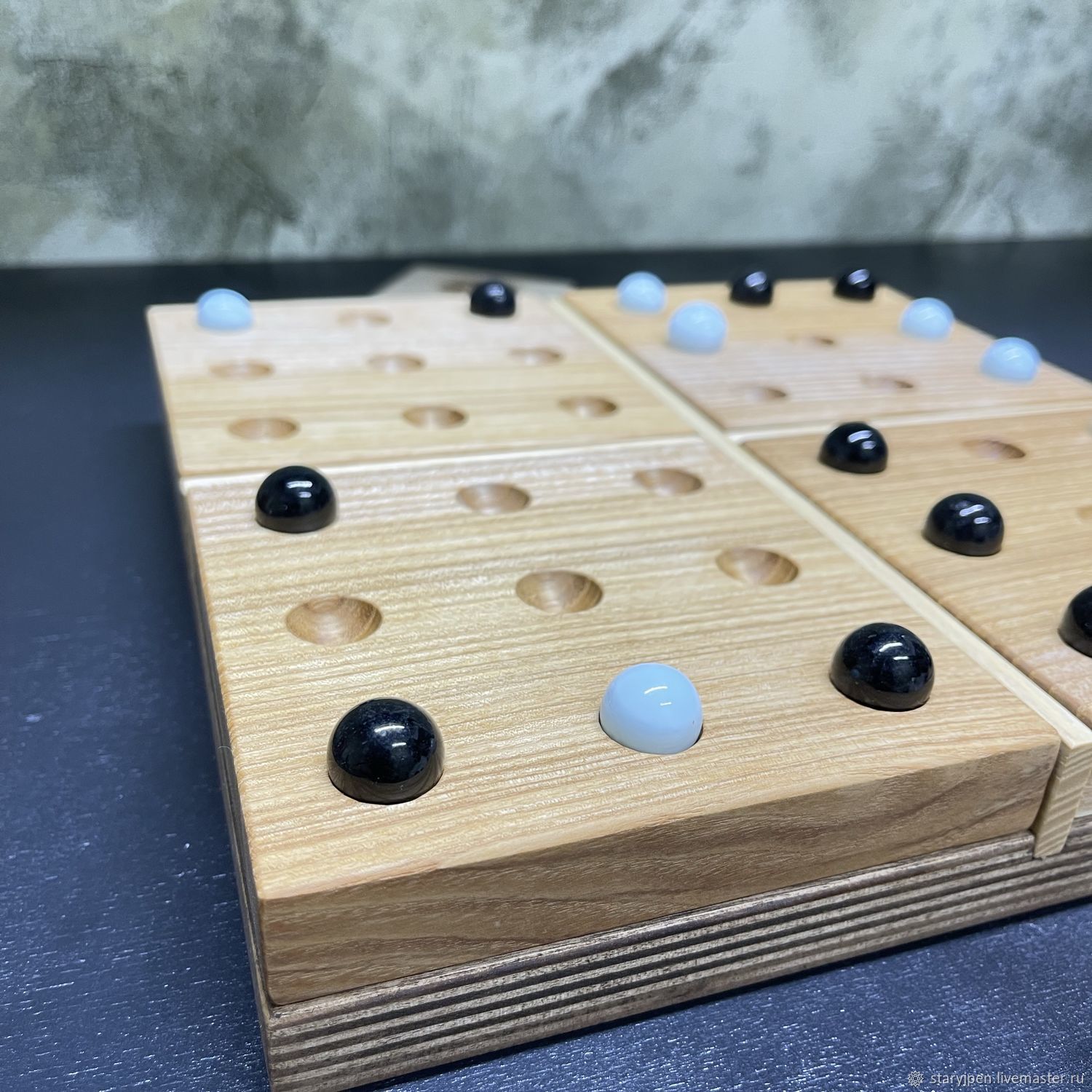 Настольная игра из дерева Пентаго XS купить в интернет-магазине Ярмарка ...
