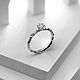 Заказать Кольцо c лабораторным бриллиантом 0,3 ct из золота. Алан, Ювелирная студия, Ювелир. Ярмарка Мастеров. . Кольцо помолвочное Фото №3