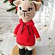Заказать Вязаная игрушка Вязаный кот в худи. Toys.be.tosy. Ярмарка Мастеров. . Амигуруми куклы и игрушки Фото №3