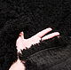 Искусственный мех. Вельбоа черный барашек длинноворсовый, Мех, Щелково,  Фото №1