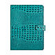 Organizer for documents B5 Turquoise Caiman. Folder. murzikcool. Online shopping on My Livemaster.  Фото №2