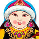 Cutting Board Kazakh Girl Kazakh Tempera To Order. Cutting Boards. matryoshka (azaart). My Livemaster. Фото №6