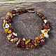 ' Autumn kiss ' boho bracelet, Mukai Jasper, copper, wood, Bead bracelet, Voronezh,  Фото №1