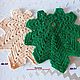 Подставка под горячее вязаная №30. Подставка под горячее. kalinka38@handmade. Интернет-магазин Ярмарка Мастеров.  Фото №2