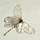 Transparent butterfly hairpins white or pink to choose from. Hairpins. PandaStudio (glossyfleur). Online shopping on My Livemaster.  Фото №2