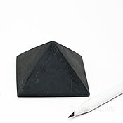 Сувениры и подарки handmade. Livemaster - original item Pyramid of shungite unpolished 5 cm natural stone. Handmade.