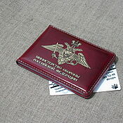 Канцелярские товары handmade. Livemaster - original item Cover for the certificate of the Ministry of Defense. Handmade.