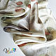 Handkerchief Breath of nature-ecoprint, atlas, Shawls1, Slavsk,  Фото №1