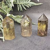 Фен-шуй и эзотерика handmade. Livemaster - original item Obelisk-shaped crystal made of natural lemon citrine. Rod. Handmade.