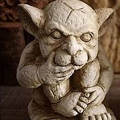 Для дома и интерьера handmade. Livemaster - original item Goblin Garden stone aged figurine mythical Garden. Handmade.