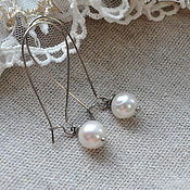 Украшения handmade. Livemaster - original item Earrings classic: earrings with pendants.. Handmade.