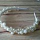 Order Headband, beaded pearl and beads. Anghelina Kodryan. Livemaster. . Headband Фото №3