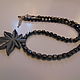 Beads-necklace made of hematite ' Stone leaf'. Necklace. Magic box. My Livemaster. Фото №6