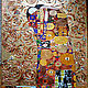 Pintura de bronce modular con esmalte de árbol de La vida. Gustav Klimt. Pictures. Irina Bast. Artist with cat (irina-bast). Ярмарка Мастеров.  Фото №5