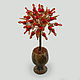 Tree of coral in a vase of onyx 'Happiness and loyalty'. Trees. irina-taranenko. Online shopping on My Livemaster.  Фото №2