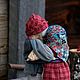 Кукла оберег Неразлучники Ягодный и синий. Народная кукла. Татьяна Лира. Ярмарка Мастеров.  Фото №4