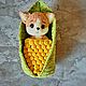 Котёнок в кукурузе, Мягкие игрушки, Обнинск,  Фото №1