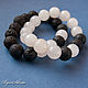 Pair bracelets for him and for her ' Yin-Yang'. Bead bracelet. BijouSiberia. Online shopping on My Livemaster.  Фото №2