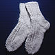 Order Women's knitted socks White fire. Warm Yarn. Livemaster. . Socks Фото №3
