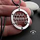 Medallion ' Seal of the Demon Paimon (Paimon)' (black engraving). Pendants. Borowski store. My Livemaster. Фото №4